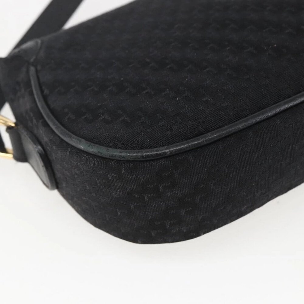 GUCCI Shoulder Bag Old Gucci Black Gold Auth 158414 - Picture 3 of 15